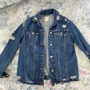 Zara Ripped Jean “The Rebel” Jacket